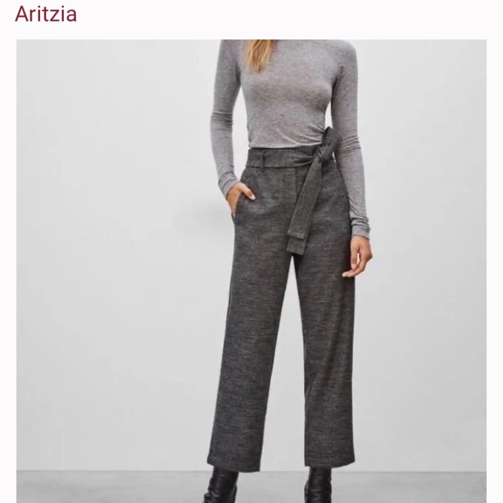 Aritzia Tie Front Wool Pant size ‘’00’’ Wilfred